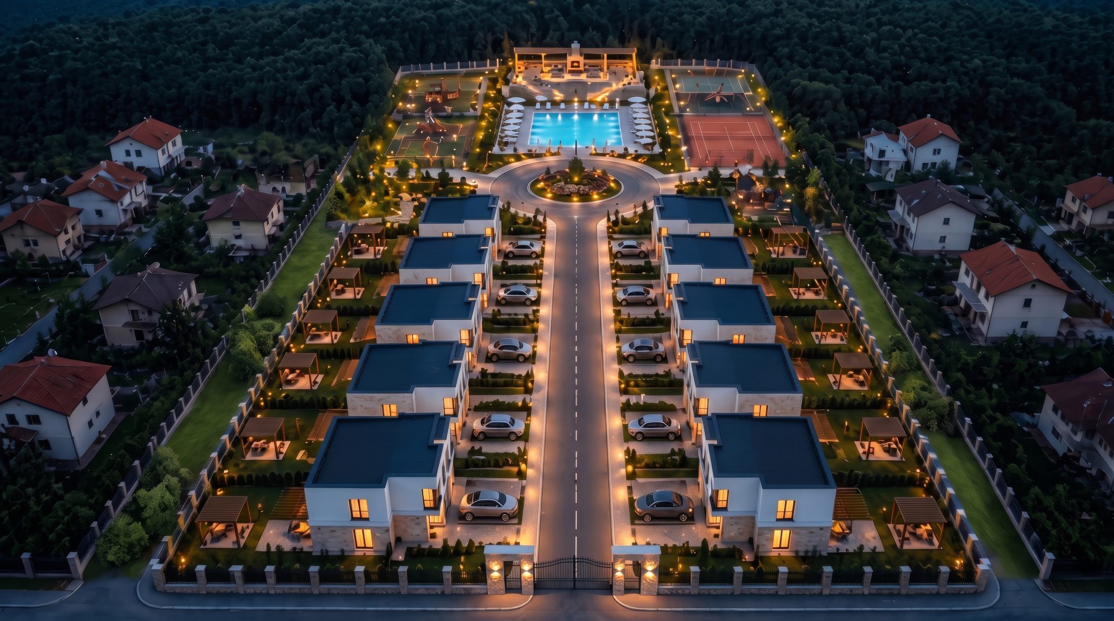 Uplife master plan — aerial view